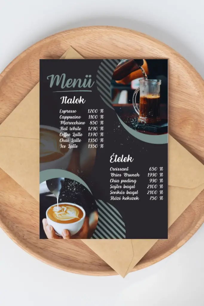 WhiteBox referencia étlap menü